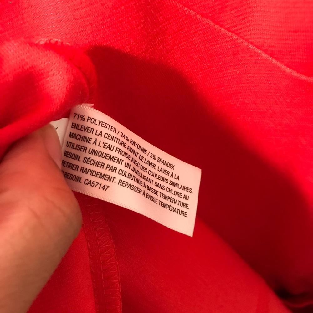 4/$25 NWOT Merona Red Dress Medium - Picture 5 of 5